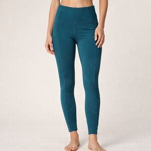 Athleta Teal Moto Leggings – Women’s Small